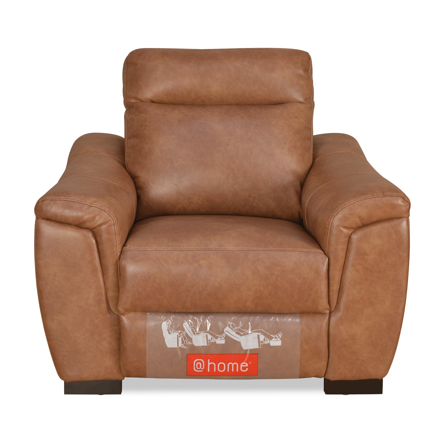 Evelyn 1 Seater Sofa Electrical Recliner (Tan Brown)