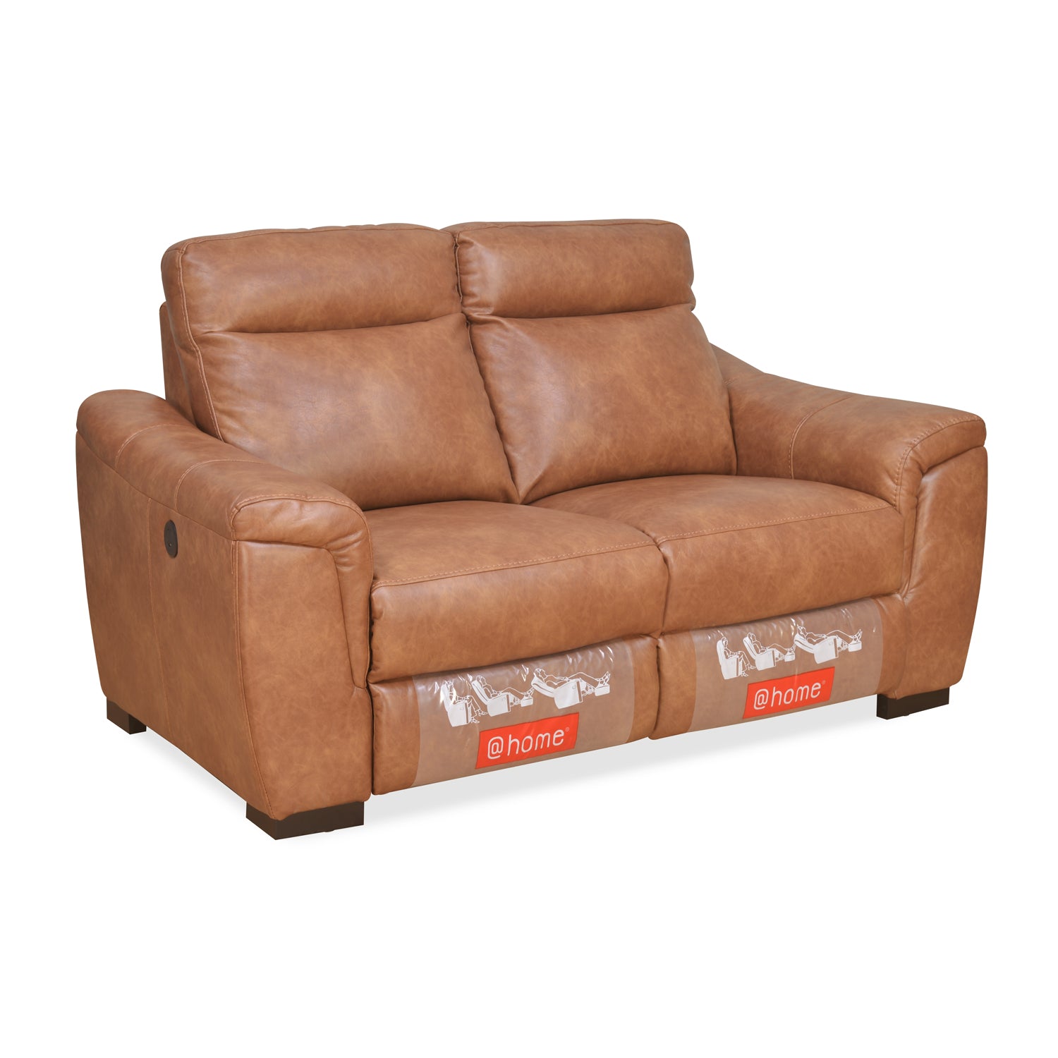 Evelyn 2 Seater Sofa Electrical Recliner (Tan Brown)