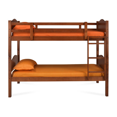 Kester Solid Wood Bunk Bed (Dark Oak)