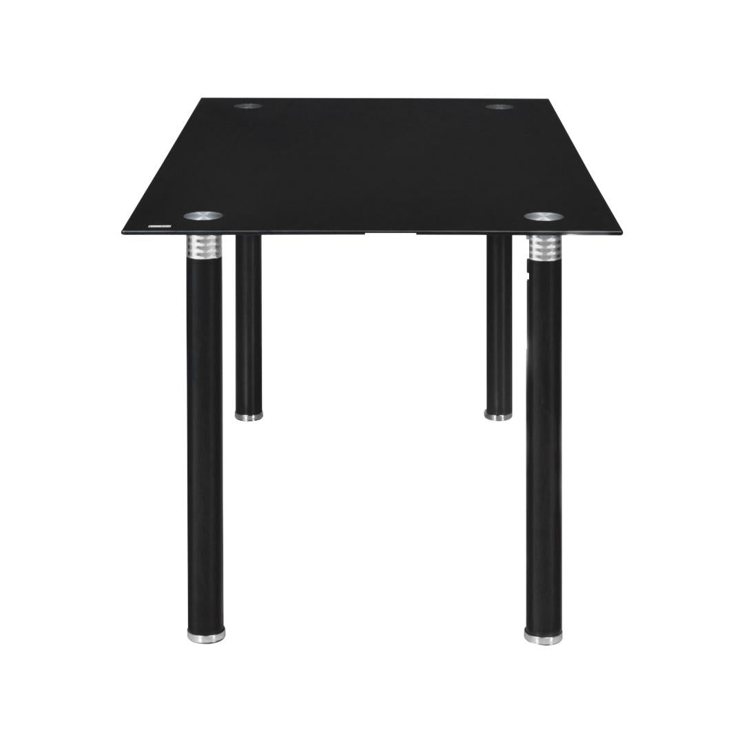 Isaac 6 Seater Dining Set (Black)