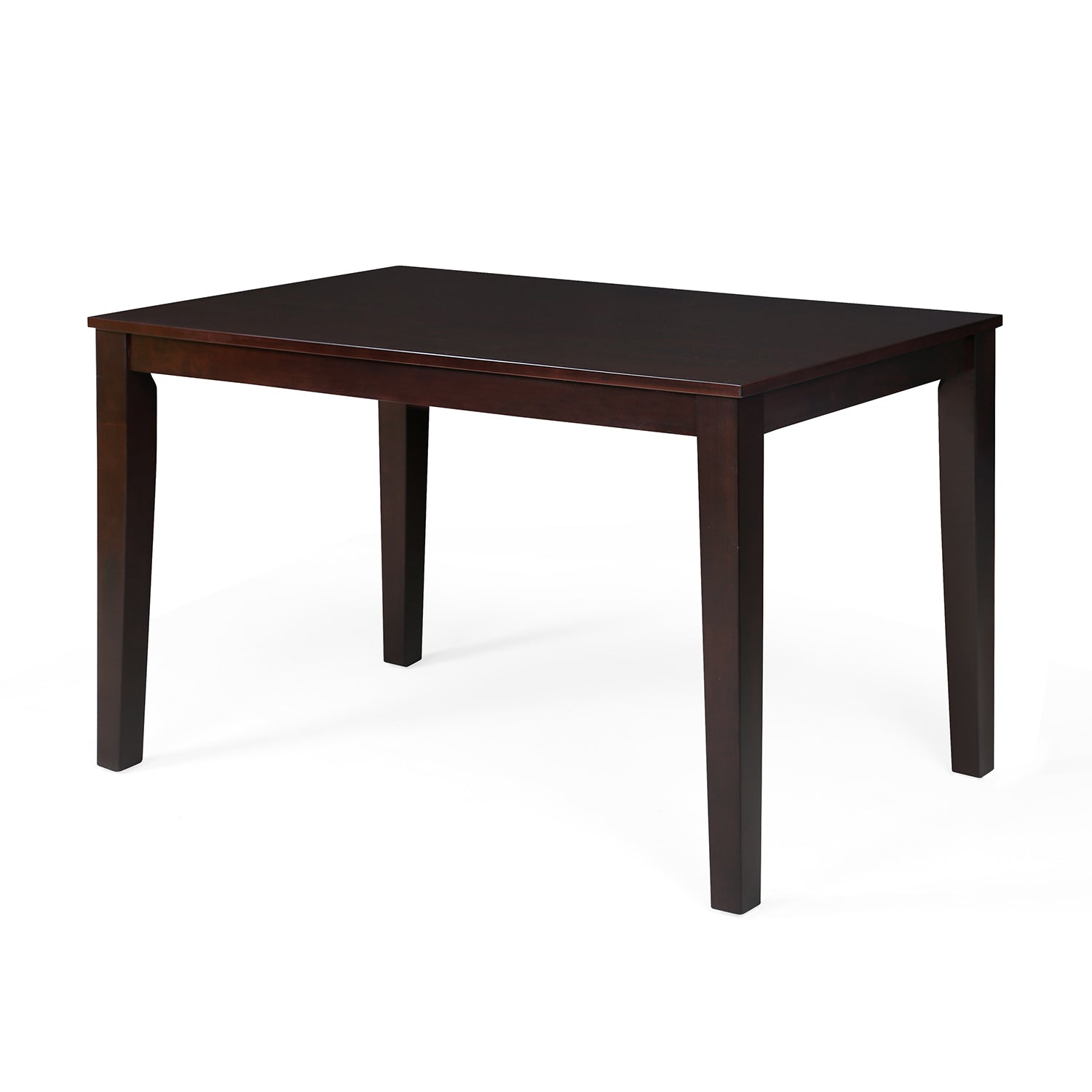 Waves 4 Seater Dining Table (Brown)