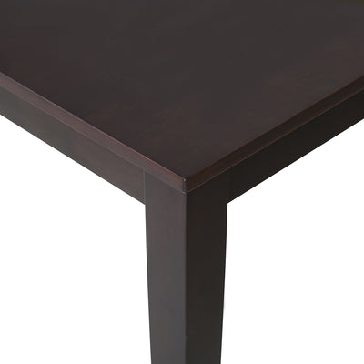 Waves 4 Seater Dining Table (Brown)