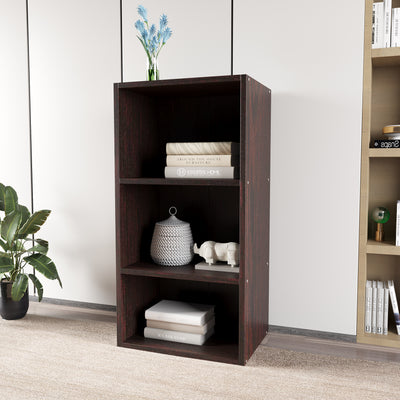 Lister 3 Shelf Cabinet (Brown)