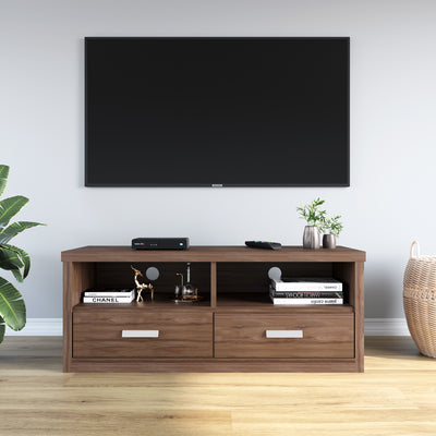 Alexus Low Height Wall Unit (Brown)