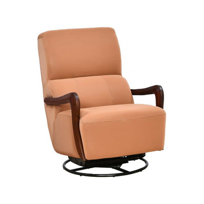 Rinella Rocker & Swivel Arm Chair (Tan)