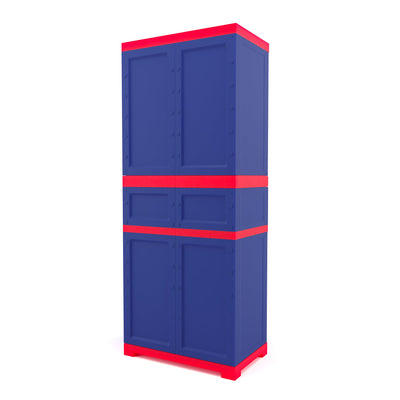 Nilkamal Freedom with 1 Drawer (Pepsi Blue/Bright Red/Yellow)