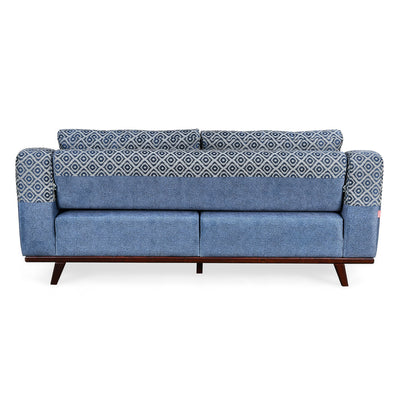 Gilmore 2 Seater Fabric Sofa (Blue)