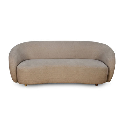 Arias Giorgio 3 Seater Fabric Sofa (Light Brown)