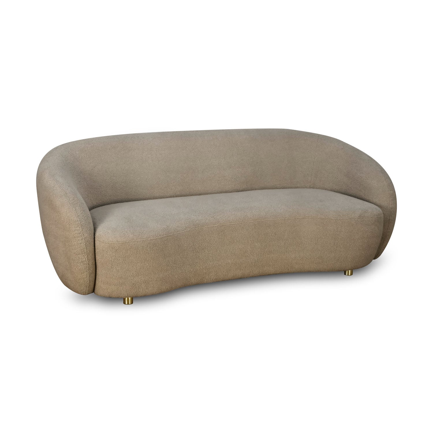 Arias Giorgio 3 Seater Fabric Sofa (Light Brown)
