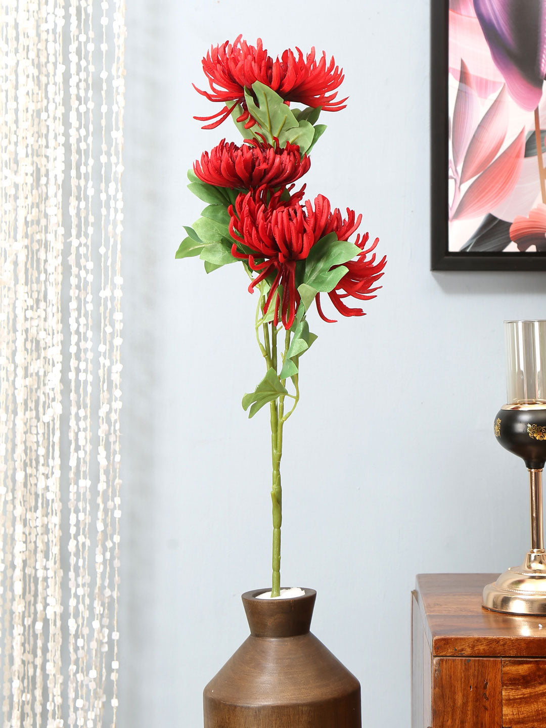 Chrysanthemum Artificial Stick (Red)