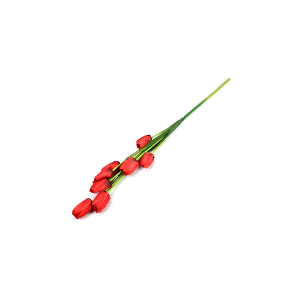 Tulip Artificial Flower Stick (Red)