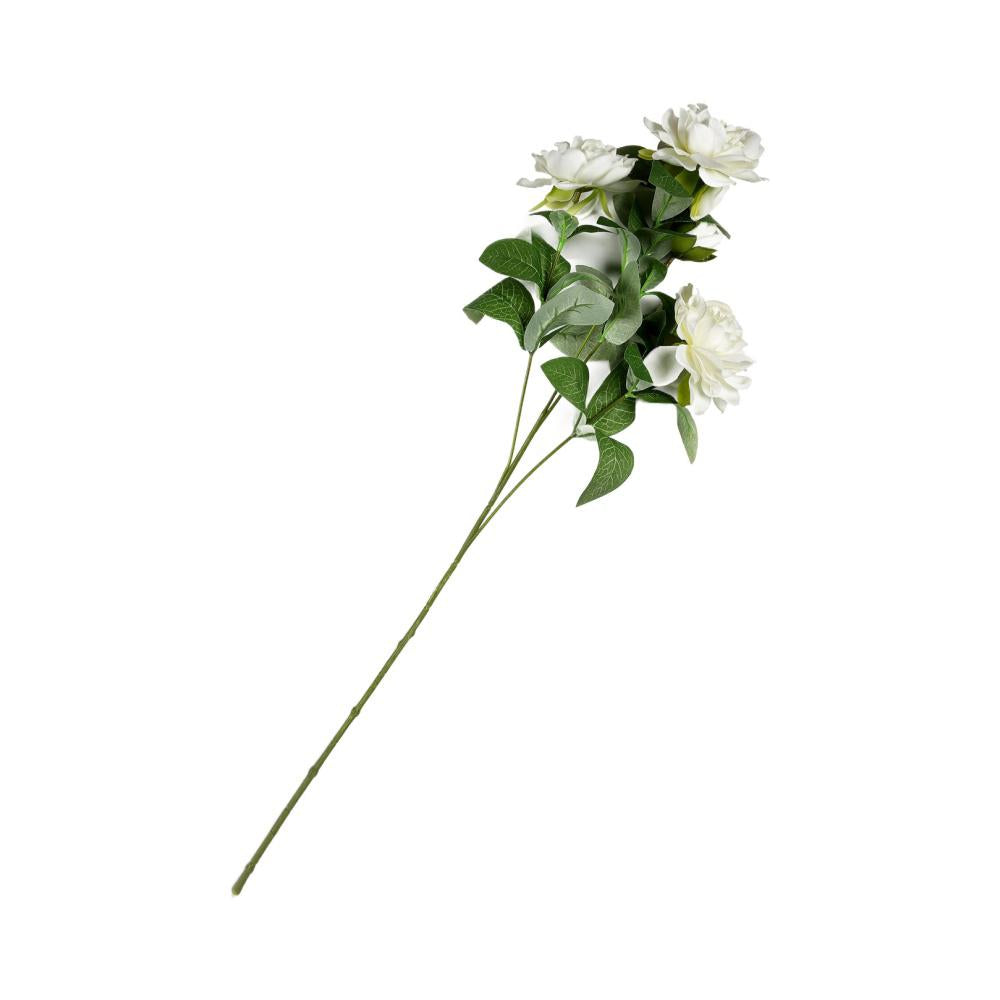 Rose Bush Artificial Stick (White)