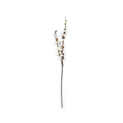 Blossom Plum Artificial Stick (White)