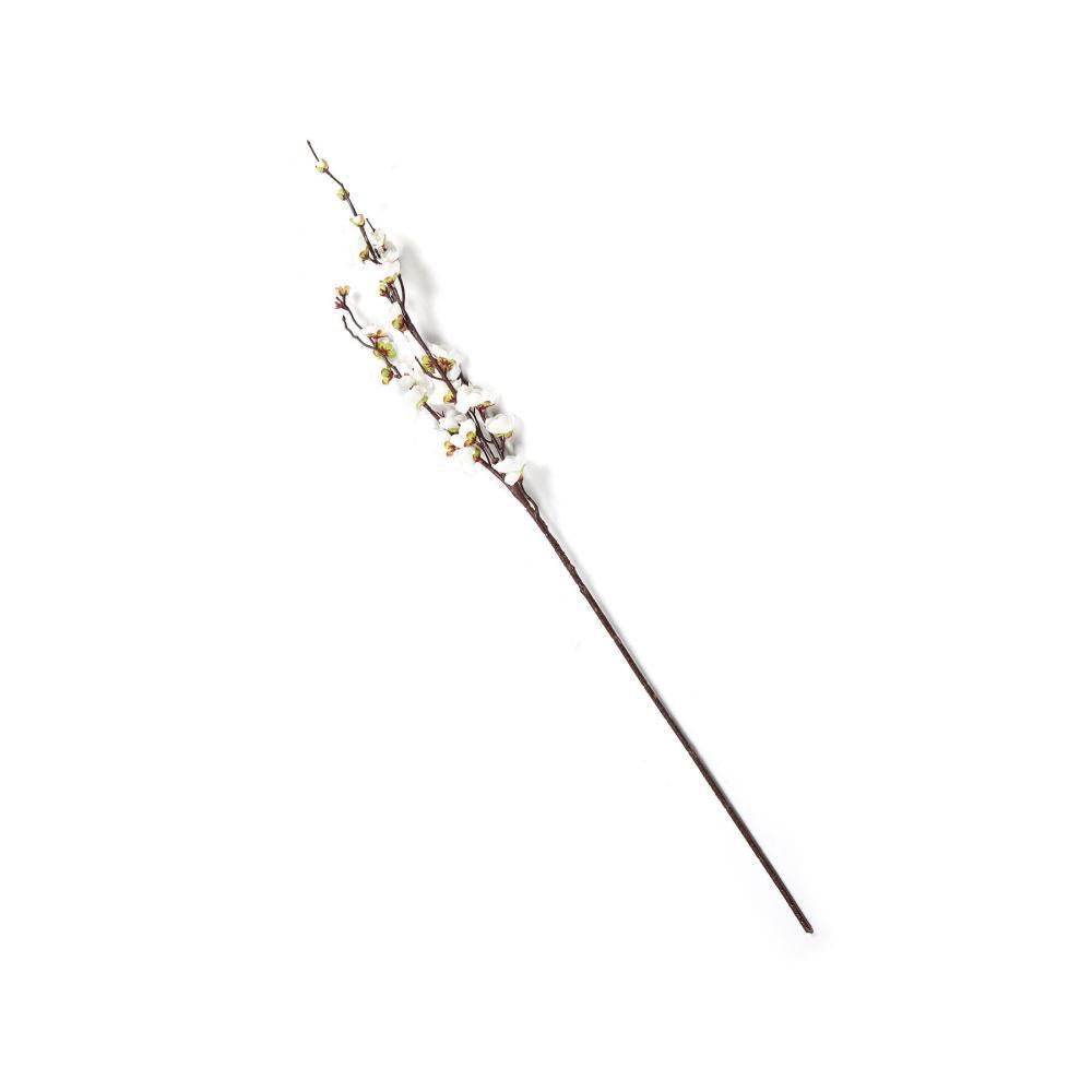 Blossom Plum Artificial Stick (White)