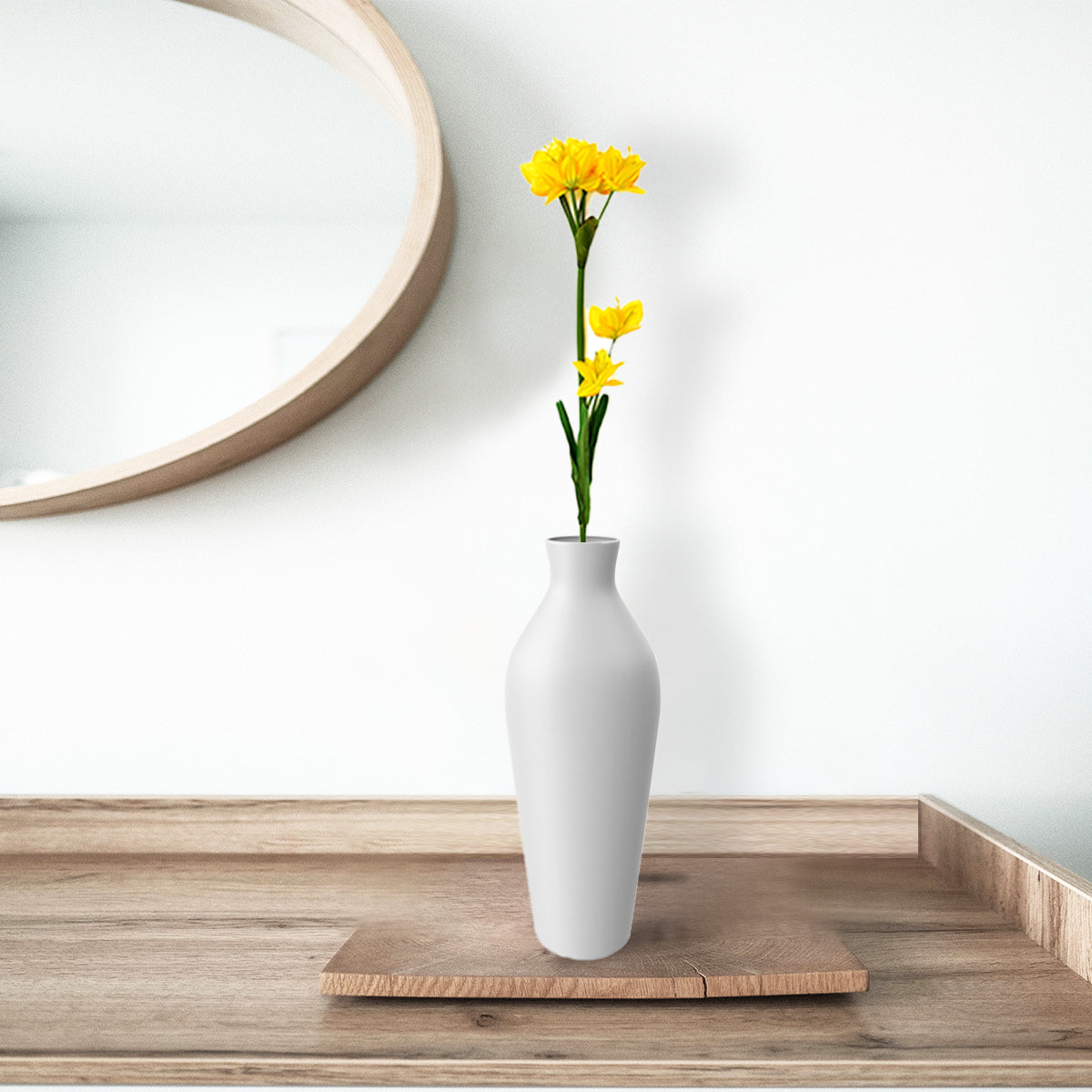 Lily Artificial Flower Stick (Yellow)