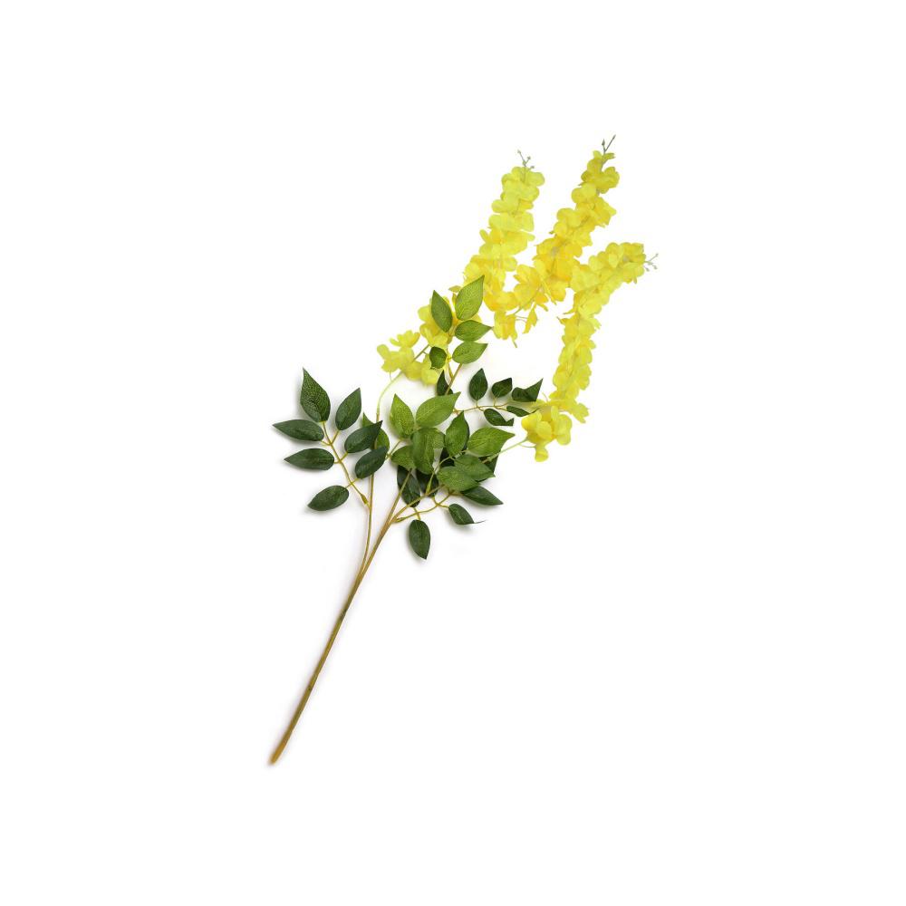 Wisteria Artificial Flower Stick (Yellow)