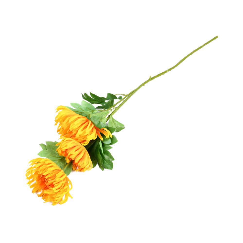 Chrysanthemum Artificial Flower Stick (Yellow)