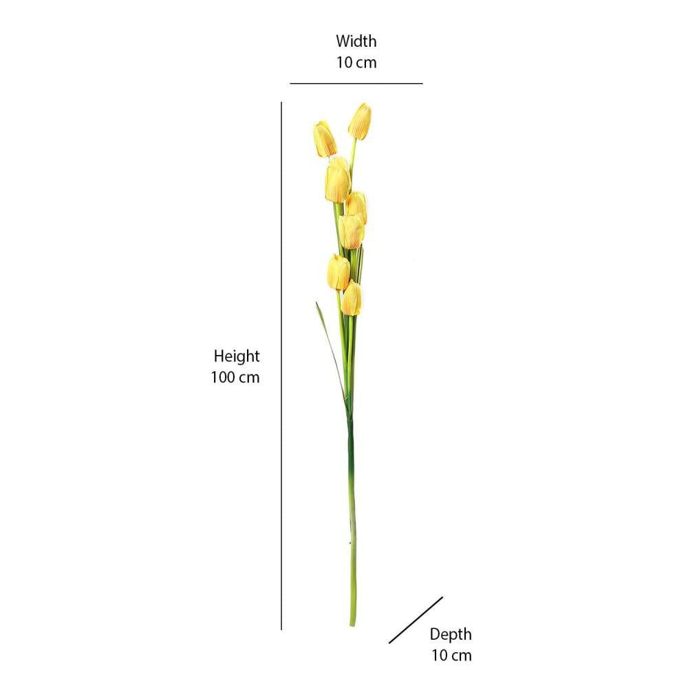 Tulip Artificial Stick (Yellow)