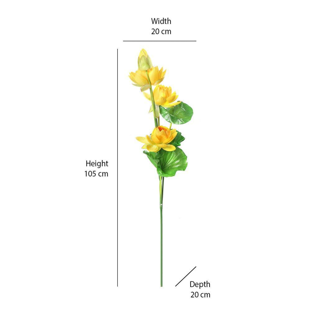 Lotus Artificial Stick (Yellow)