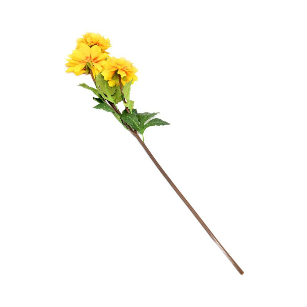 Dahlia Artificial Stick (Yellow)