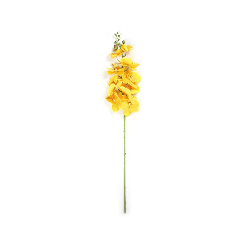 Orchid Butterfly Artificial Stick (Yellow)