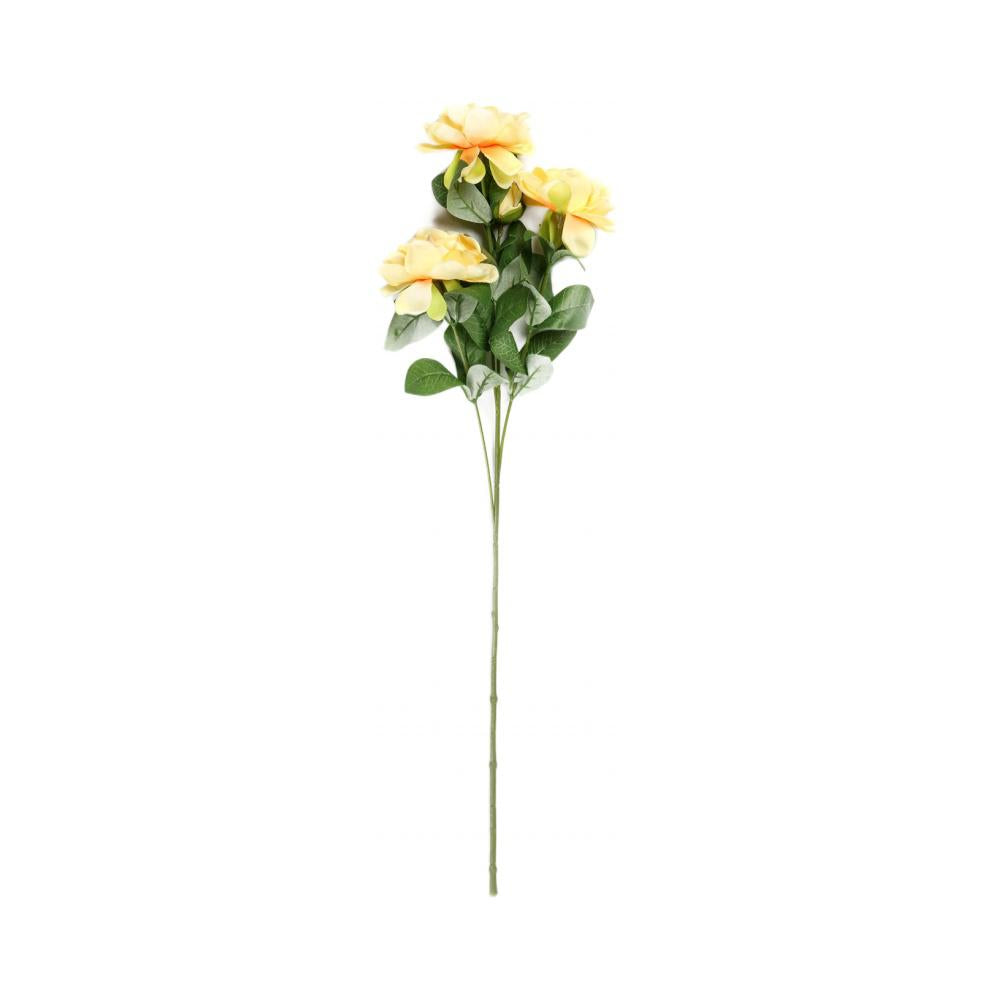 Bush Rose Artificial Stick (Yellow)