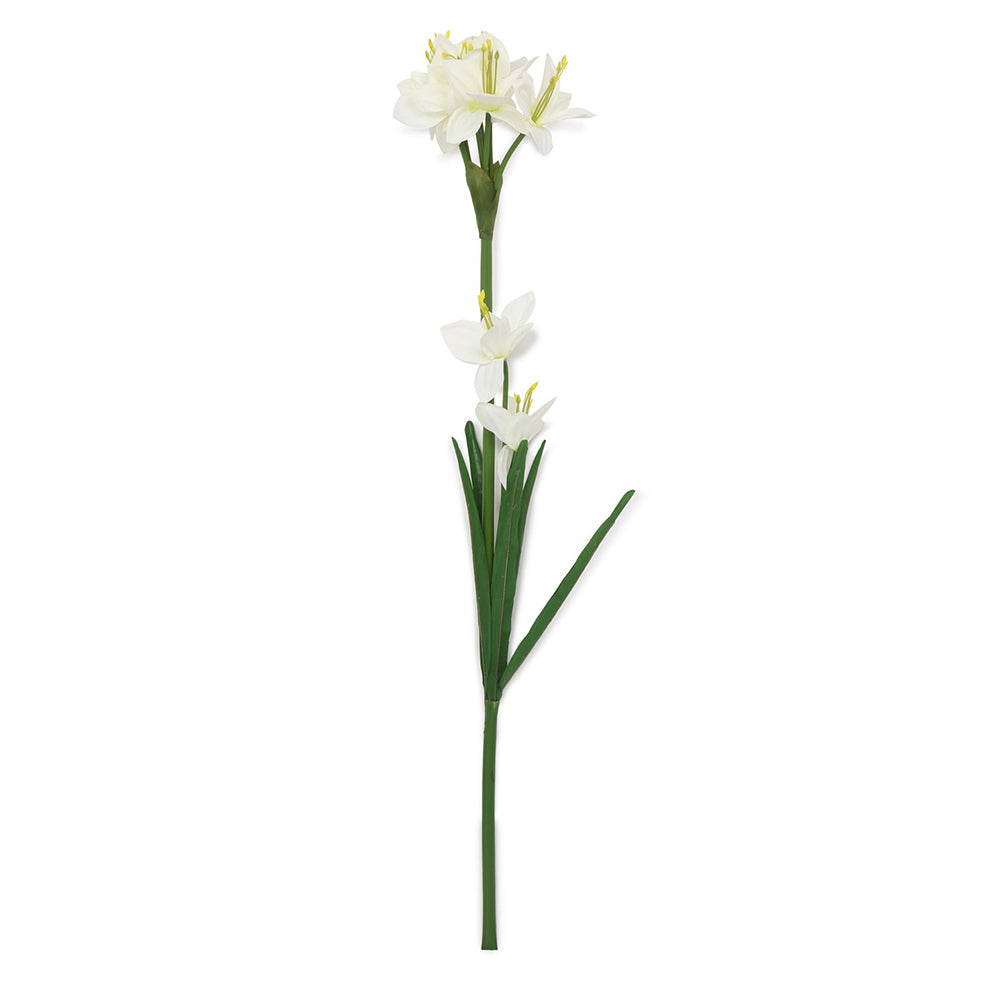 Artificial Lily Flower Stick (White)