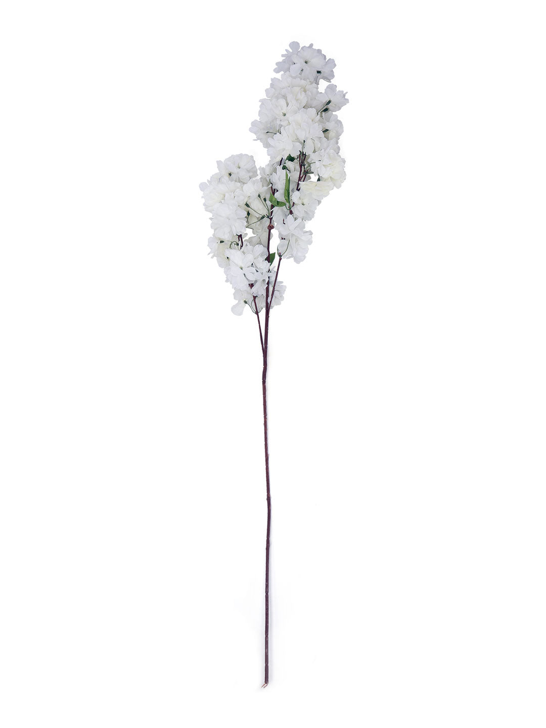 Cherry Blossom Tall Artificial Stick (White)