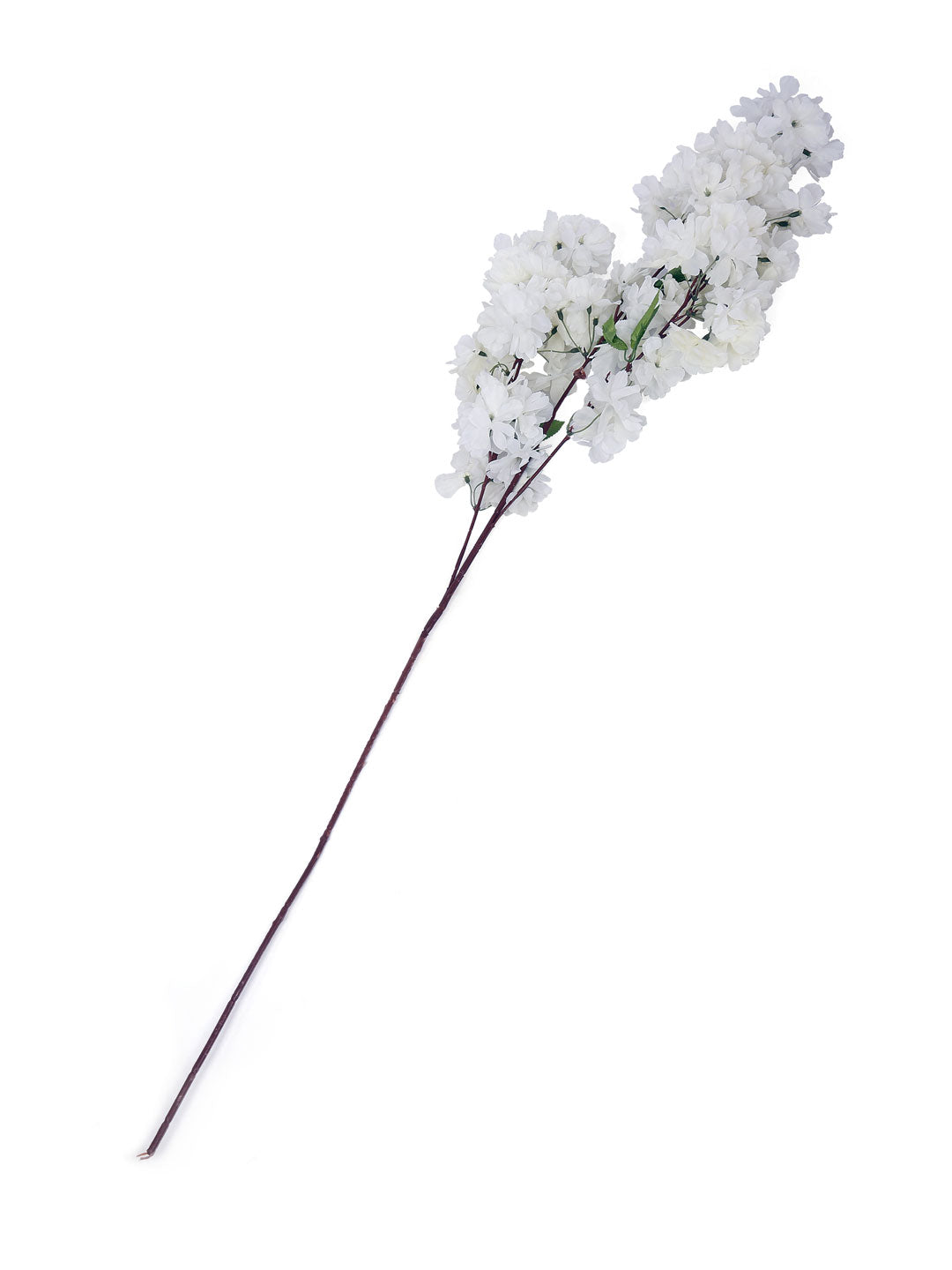 Cherry Blossom Tall Artificial Stick (White)