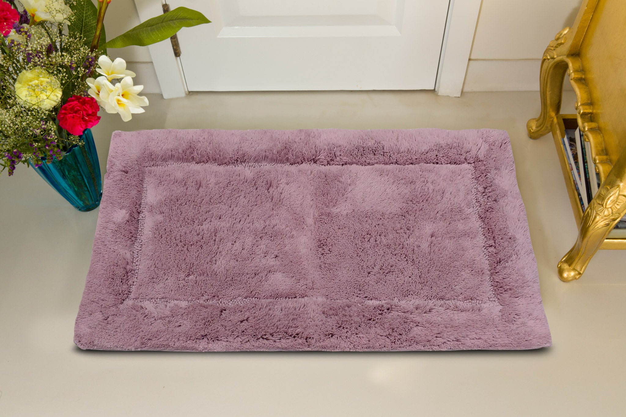 Spaces Hygro Small Bath Mat 2000 GSM(Lilac)
