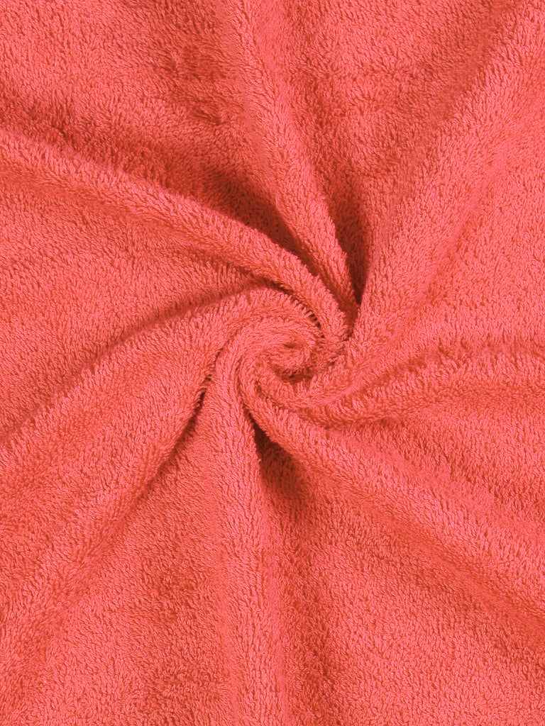Spaces Atrium Cotton 4 Pc Towel Set 450 GSM(Tango Red-Raspberry)