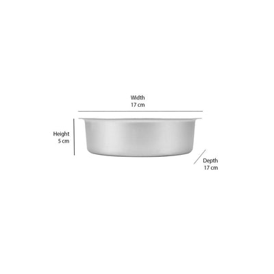 Round Small Bakeware Cake Mould (Silver)