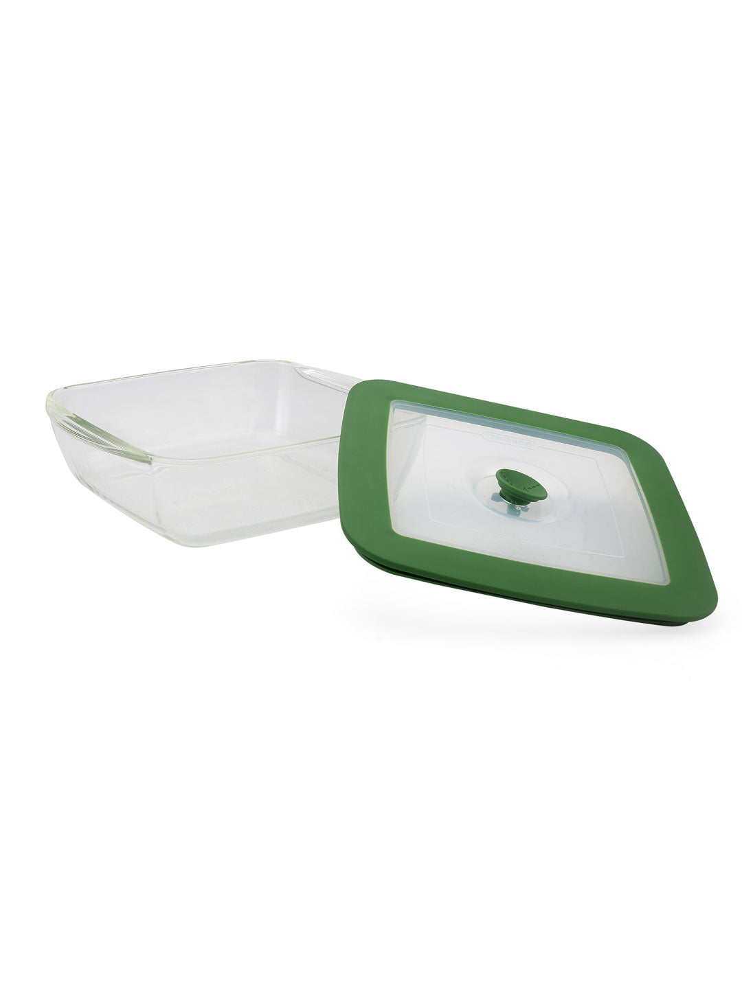 Square 2.2 Litre Dish with Lid (Clear)