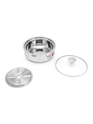 1100 ml Insulated Casserole with Lid (Silver)
