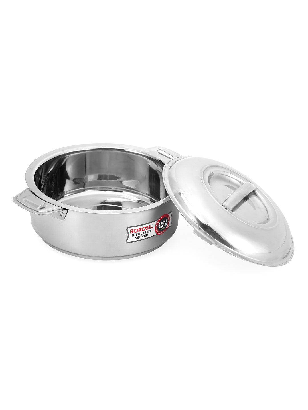 Insulated 1200 ml Casserole with Lid (Silver)