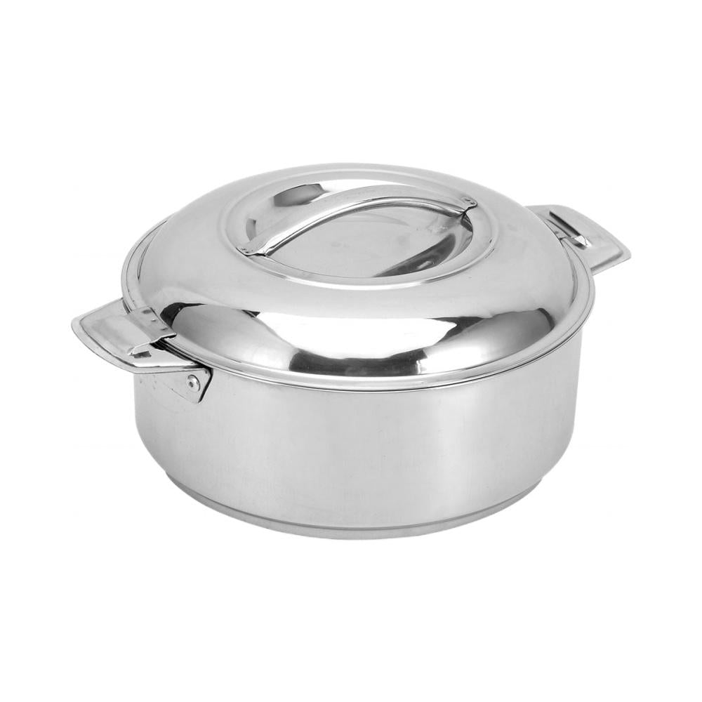 2000 ml Insulated Casserole with Lid (Silver)