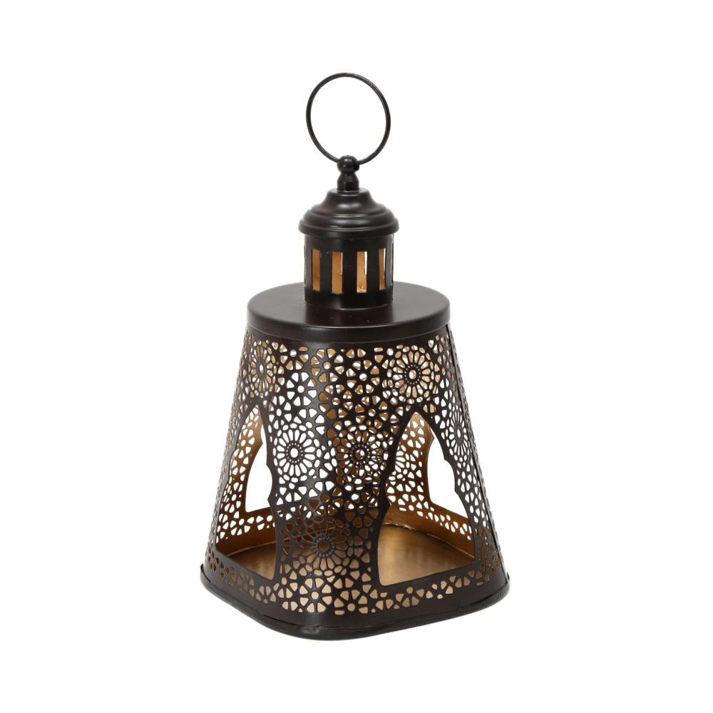 Pyramind Metal Candle Stand (Brown)