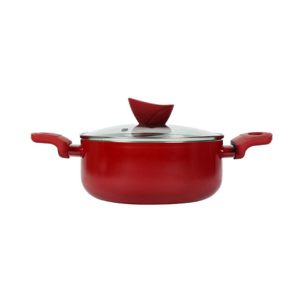 Bellini Casserole With Lid 24 cm (Red)
