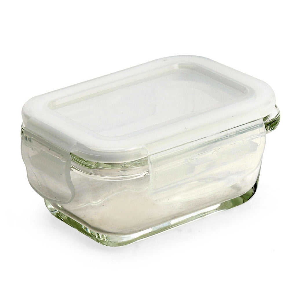 Clip & Store 120 ml Rectangle Container (White)