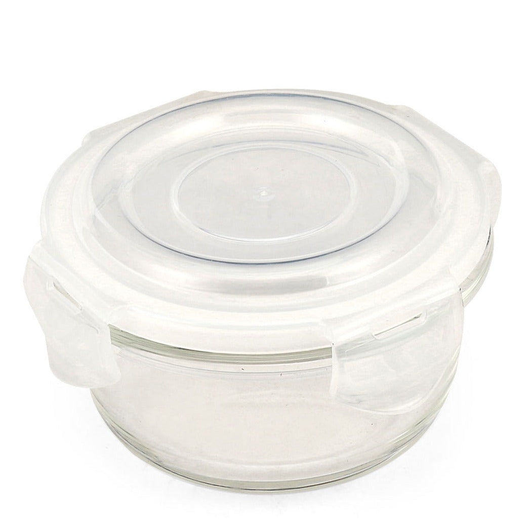 Clip & Store 400 ml Round Container (White)