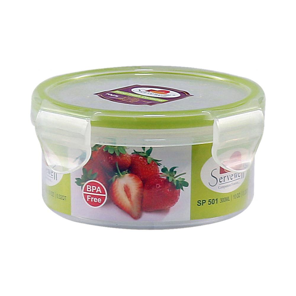 Round Container 300 ml (Green)