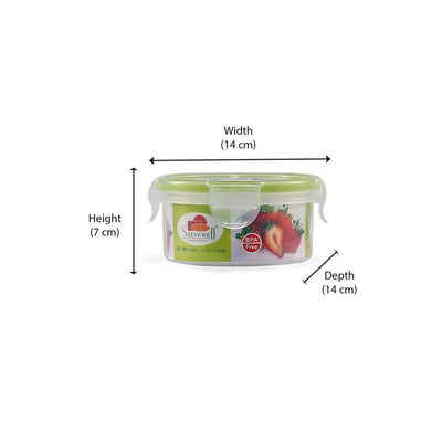 Round Container 600 ml (Green)