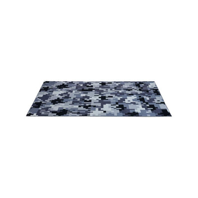 Abstract Polyester 4 x 6 Ft Machine Made Carpet (Multicolor)