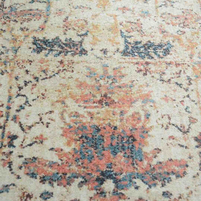 Classic Polyester 3 x 5 Ft Machine Made Carpet (Rust)