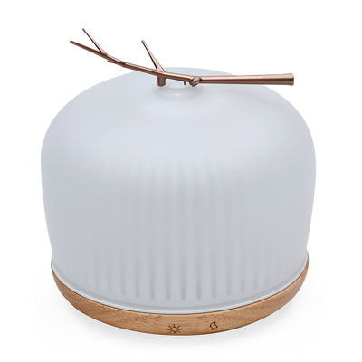 Dome Aroma Humidifier (Brown & White)