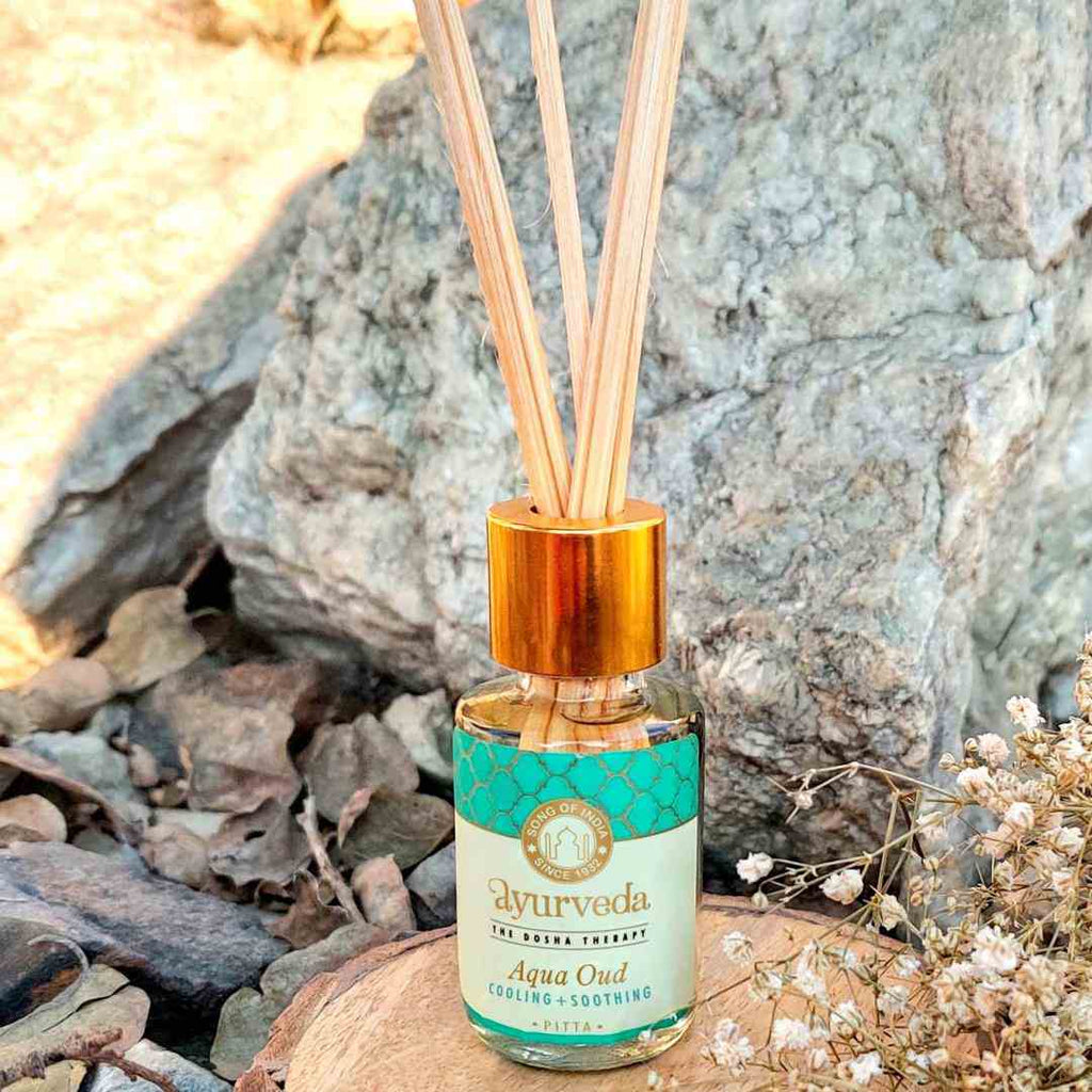 Song of India Aqua Oud Luxurious Veda Reed Diffuser