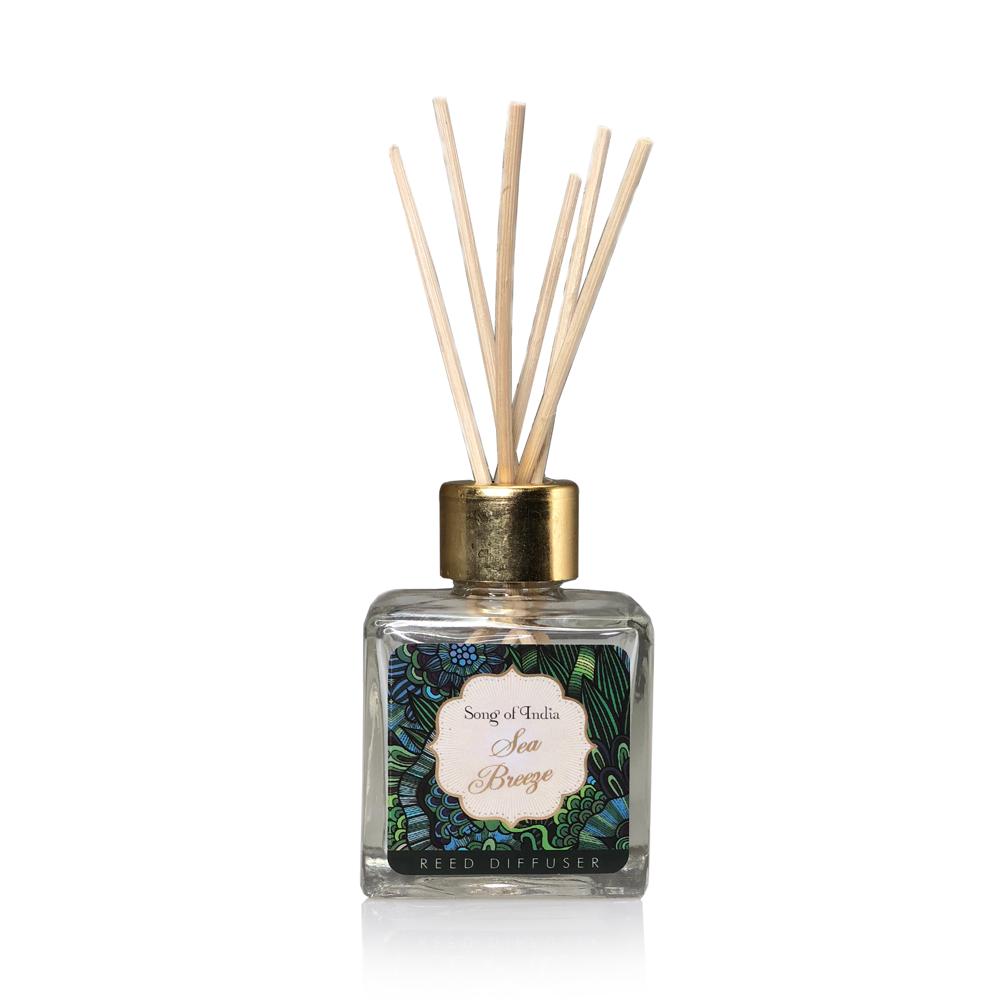 Song of India 100 ml Sea Breeze Reed Diffuser Glass Jar Home Fragrance