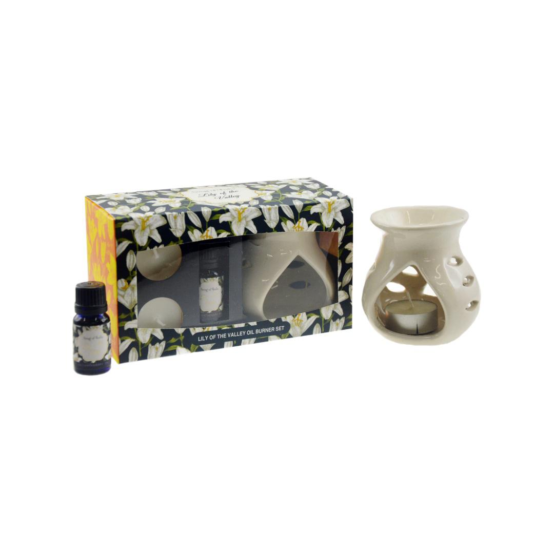 Song of India Lily of the Valley Little Pleasures Vaporiser Burner Set