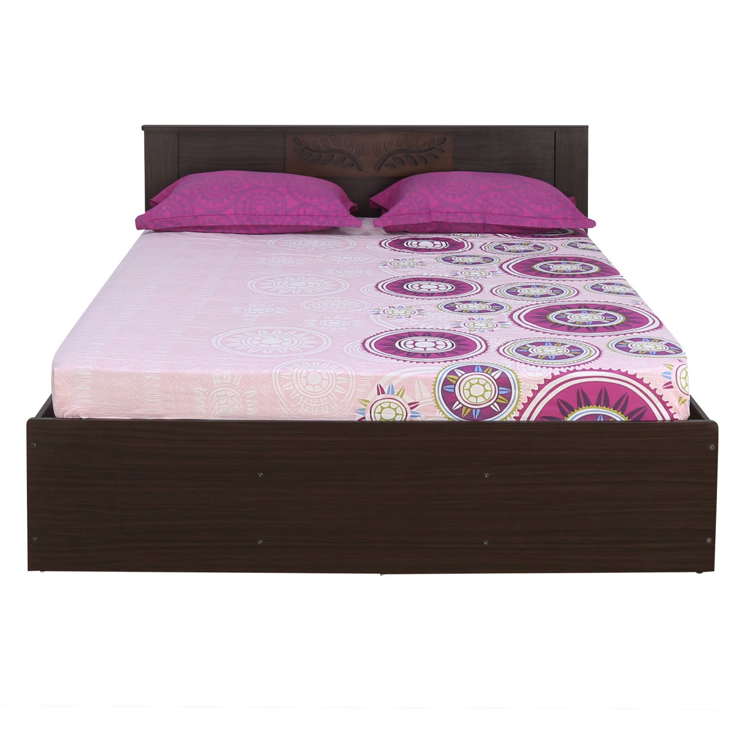 Hero Queen Bed Without Storage (Classic Wenge)