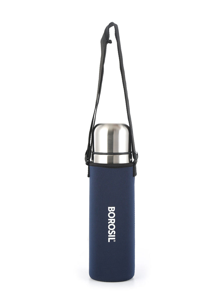 1000 ml Thermoflask with Jacket ( Silver)
